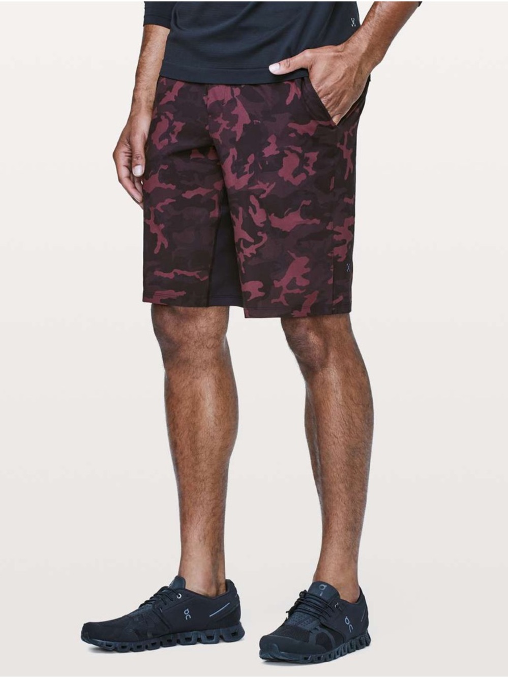 ✨ Lululemon T.H.E. Short 11" Linerless Incognito Camo Red Multi Size Large